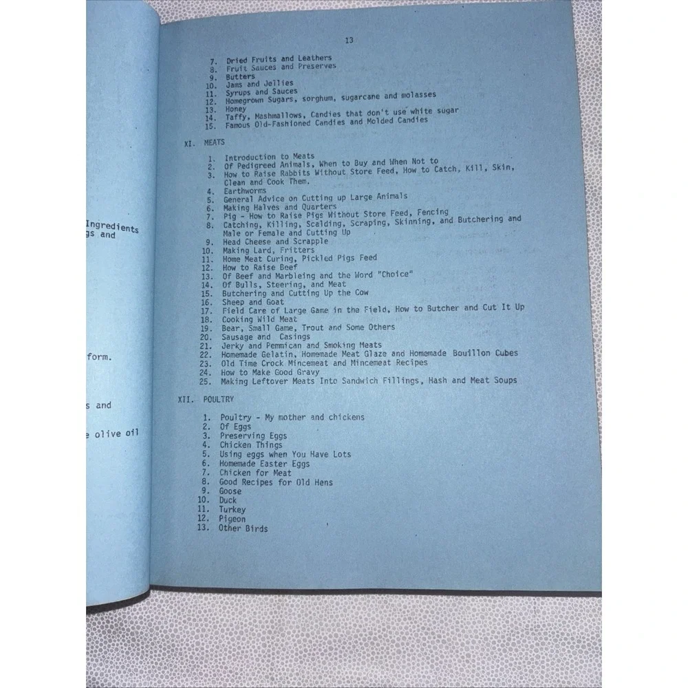 Old Fashioned Recipe Book Carla Emery Hardcover 1976 1977‎ homesteading resource
